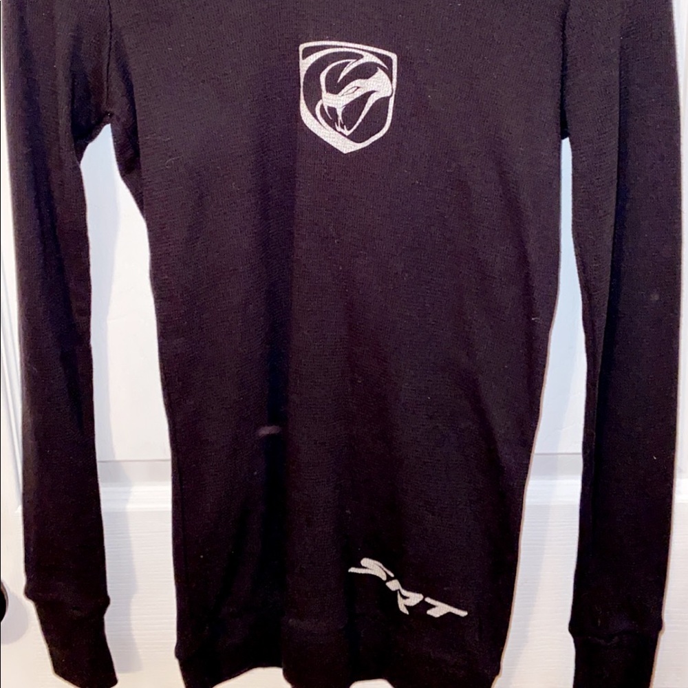 Dodge Viper long sleeve hooded flannel T-shirt